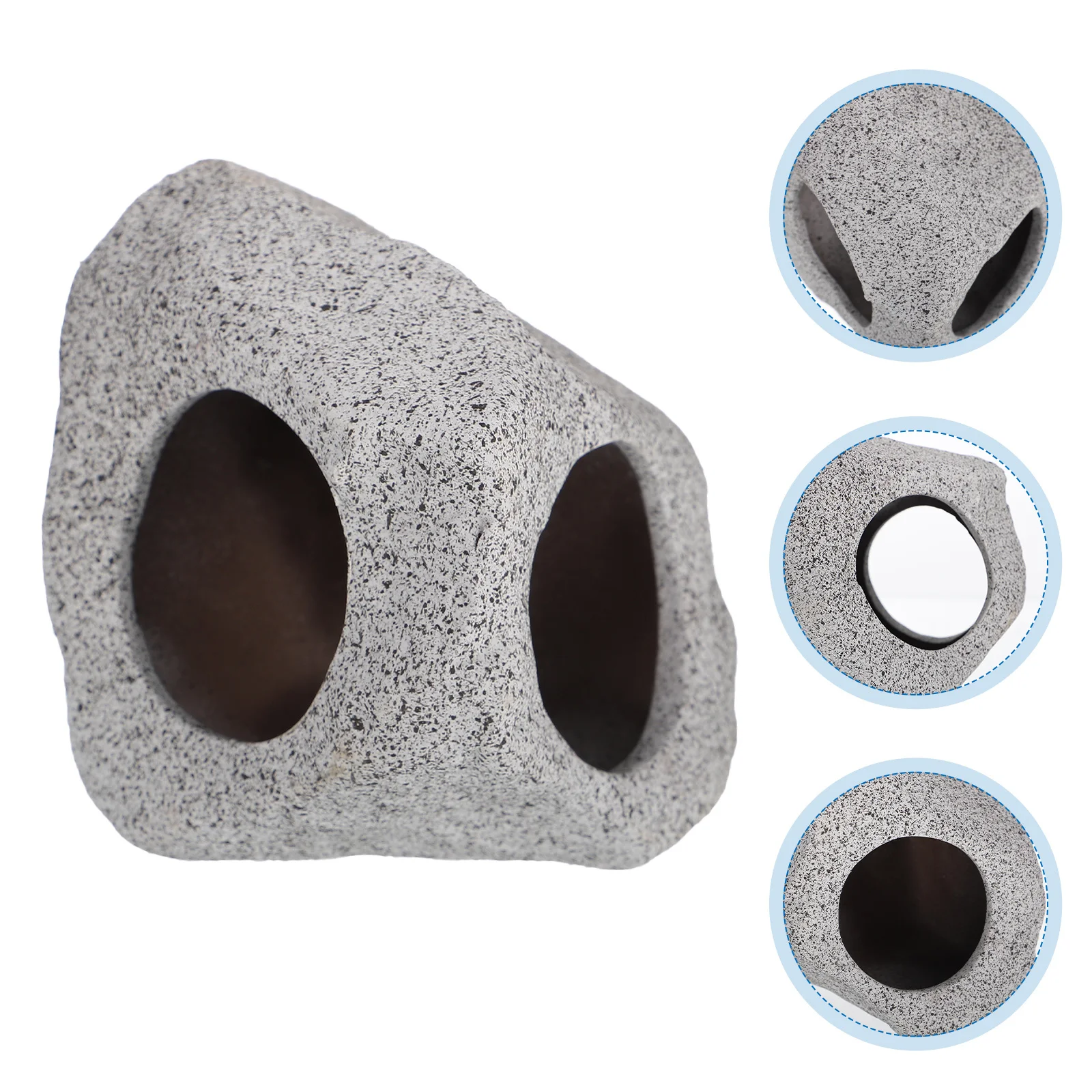 

Light Grey Decorative Fish Tank Shelter Purple Sand Aquarium Cave Decor Aquarium Fish Hiding House Shrimp Cave