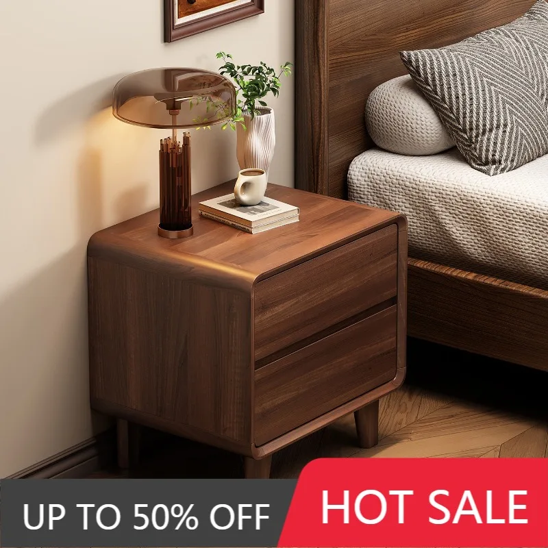 Aesthetic Nordic Nightstand Luxury Modern Storage Vintage Trendy Display Nightstand Comodino Bedroom Furniture