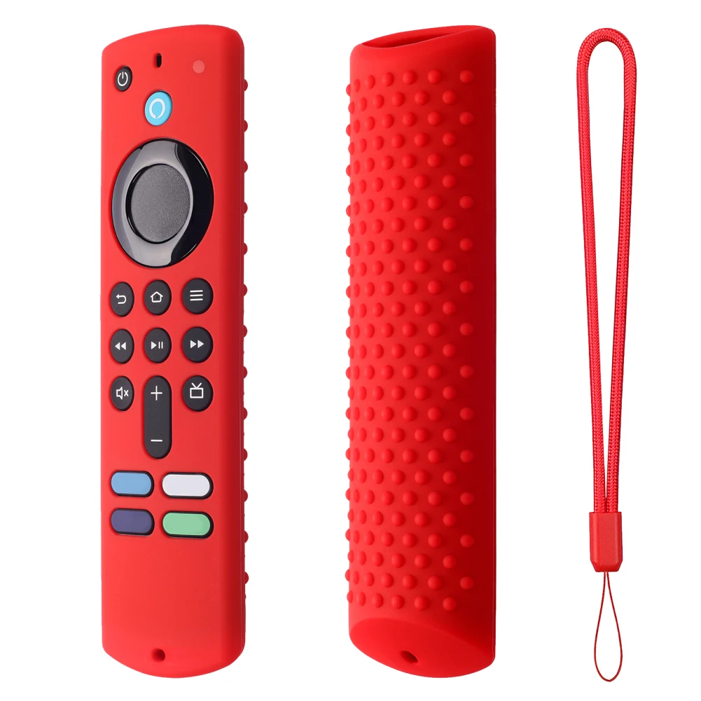 

Silicone Remote Protective Case Glow In Dark Replacement Shockproof Luminous Controller Sleeve With Lanyard For TV Stick 4K 2023