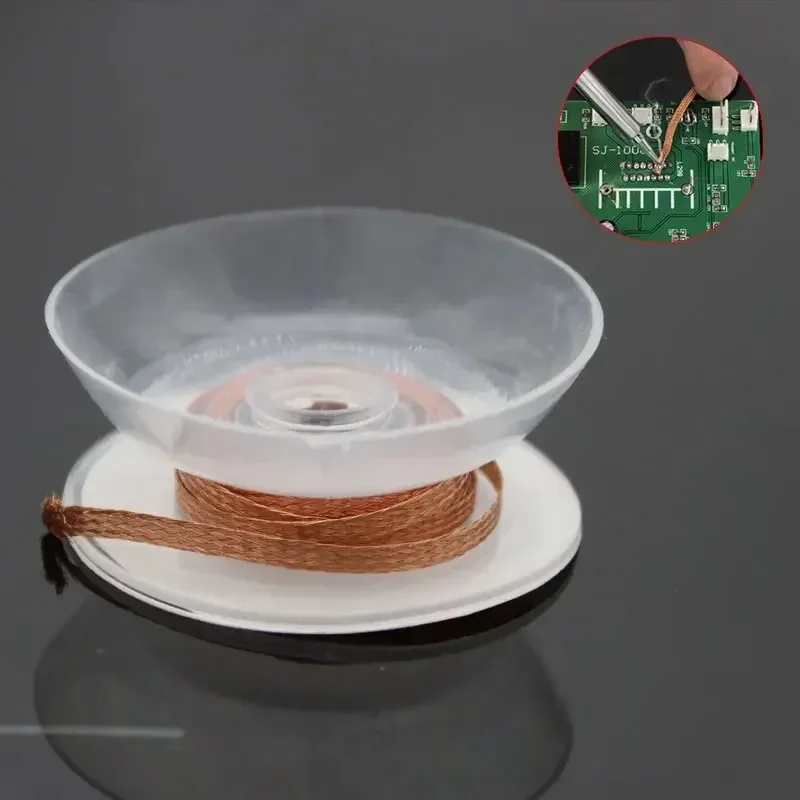 Desoldering Braid Solder Remover Wick 1.5/3M Width 1/1.5/2/2.5/3/3.5mm Wire Lead Cord Flux BGA Repair Tool for Welding