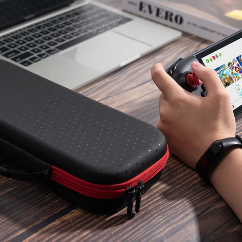 Imagen 2 del producto Bolsa de protección con mango para HORI Demon Mecha, almohadilla dividida Pro, bolsa de almacenamiento de carcasa dura, caja de almacenamiento JOYCON, estuche rígido