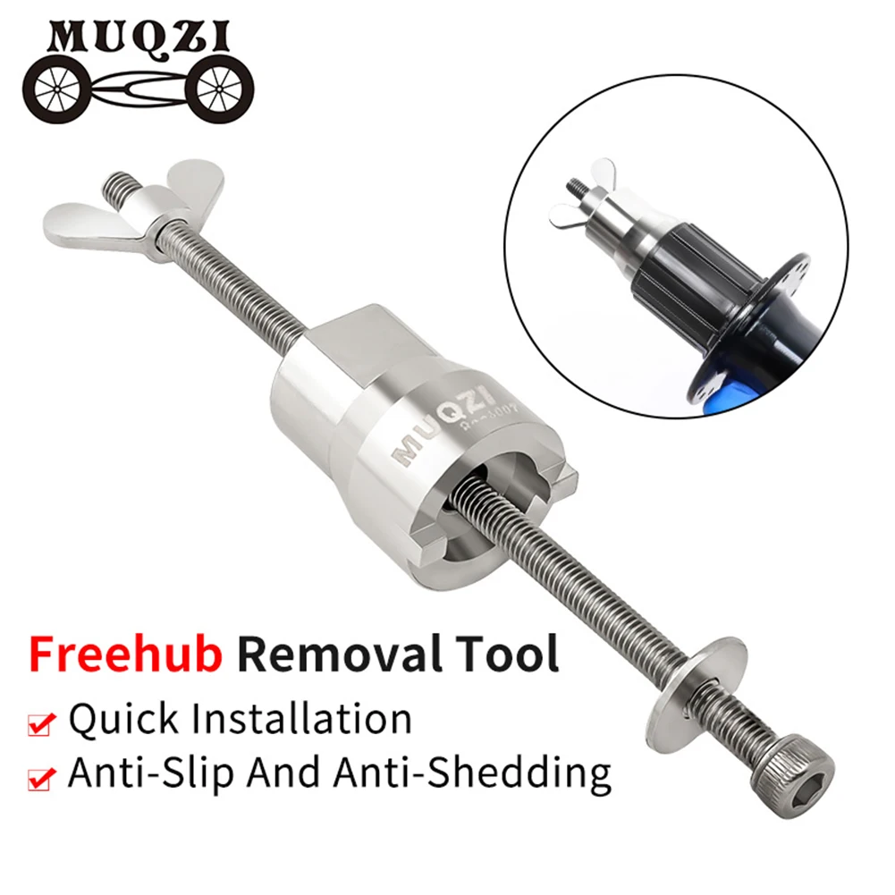 MUQZI Bicycle Hub Remove Repair Tool Stainless Steel Mountain Bike Hub Bearing Freehub Removal Wrench Accessories