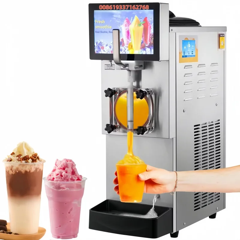 

Wholesale Ice Slush Machine Frozen Commercial Ice Coffee Machine Juice Smoothie Drink Machine