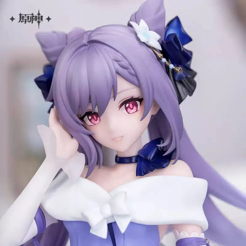 

Myethos Authentic Genshin Impact Keqing Figure Gift Collaboration Sparkling Night Feast Statue Desktop Decor For Genshin Fans