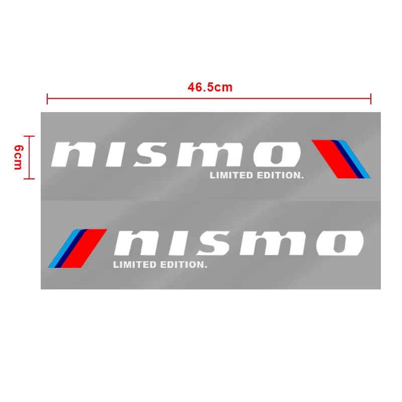 2pc Car Hood Side trunk Decals Stickers Auto Decoration For Nissan Nismo Tiida Teana GTR Versa Almera X-Trail Xterra Accessories