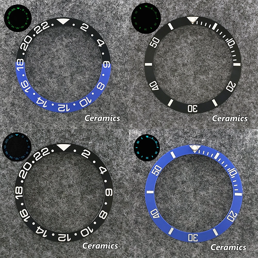 

Наклонный безель 38 мм, высококачественный керамический/металлический безель GMT, подходит для корпуса 40 мм, инструмент для ремонта мужских часов