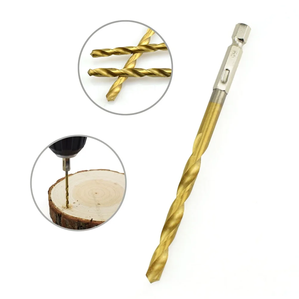 13pcs 1.5-6.0mm Tungsten Carbide Twist Drill Bit Power Tool HSS Titanium Coated Drill Bit