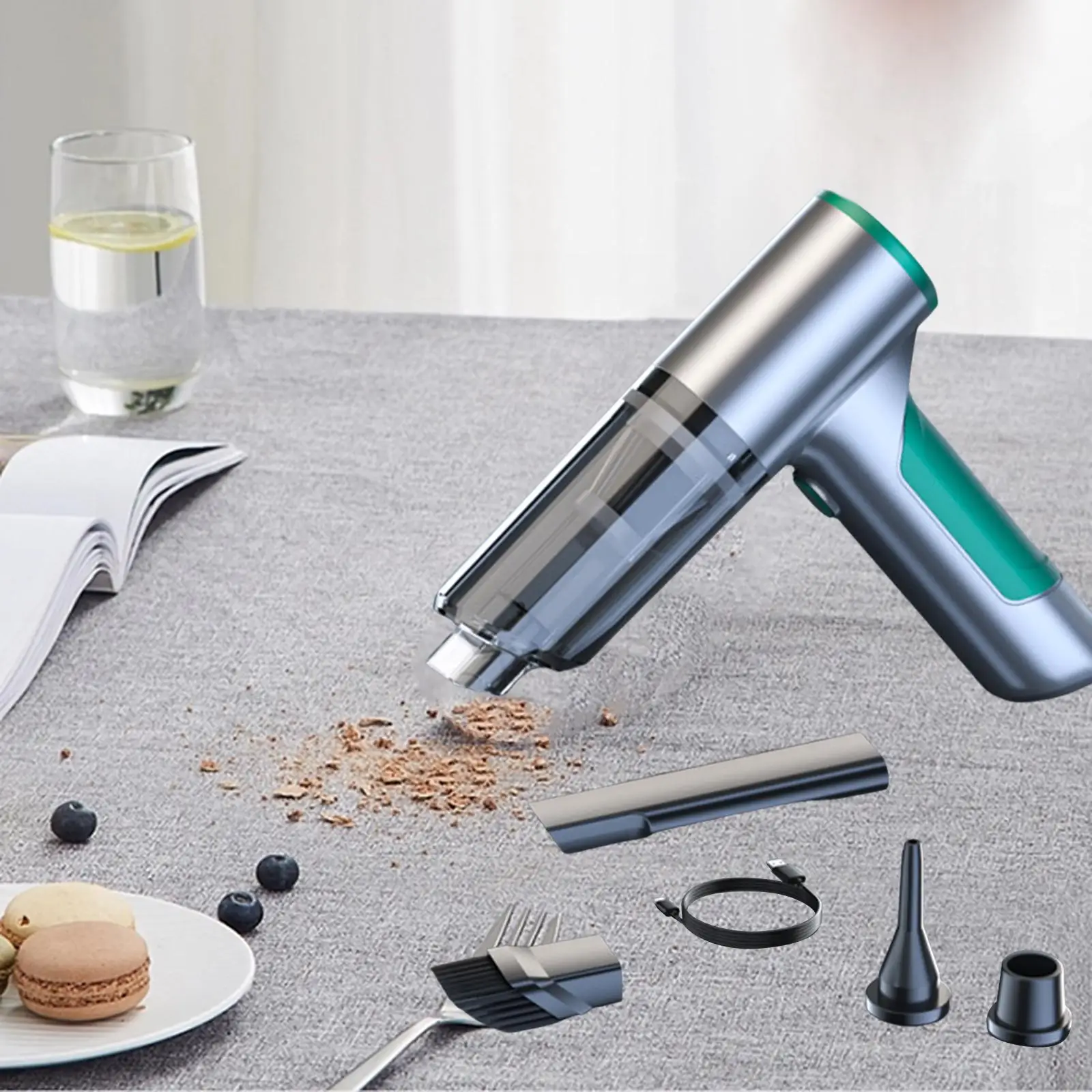 Handheld Vacuum Cleaner High Power Lightweight Air Duster Keyboard Vacuum