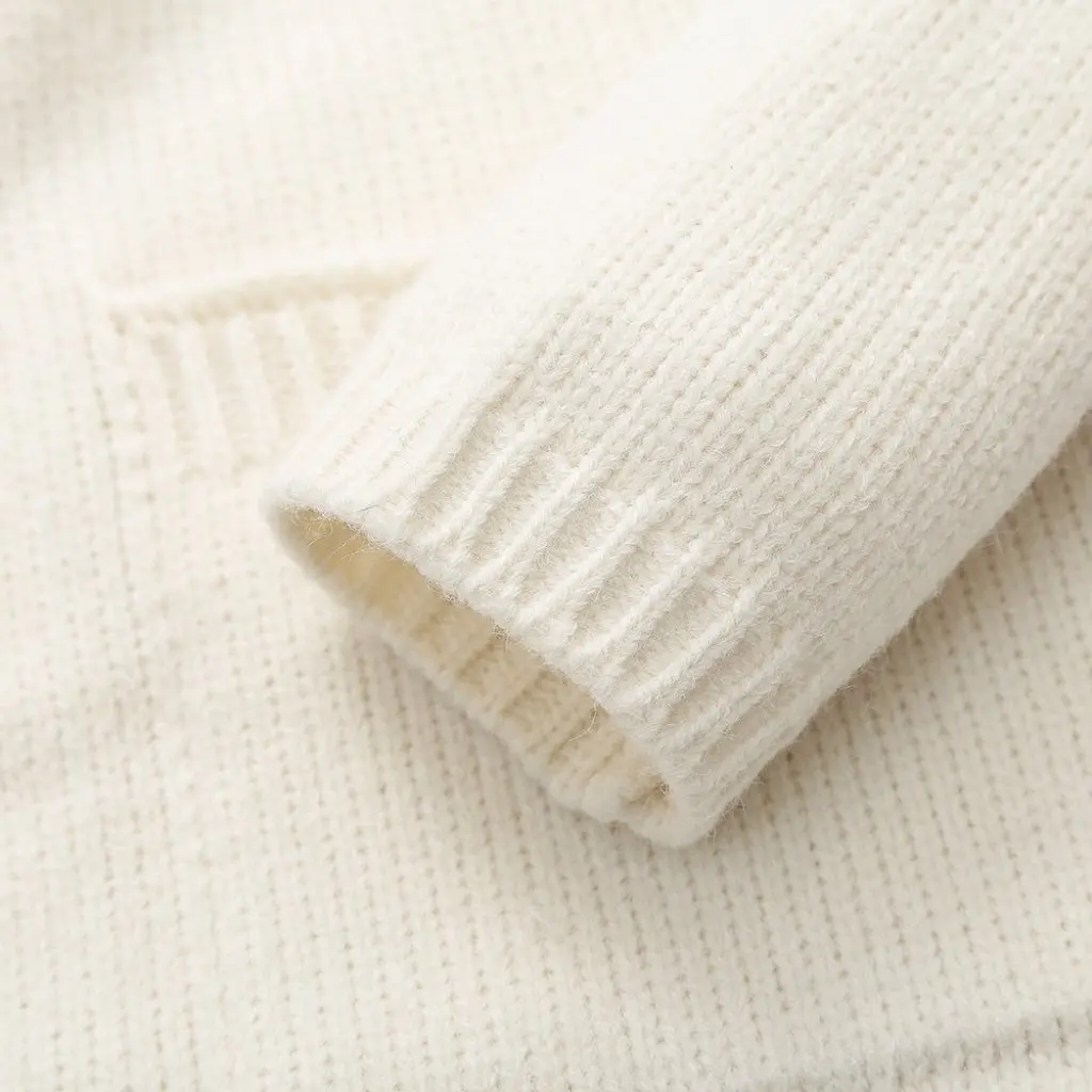 

24YN-5244 Women's Knitted Coat with Shoulder Pad And Pocket Korean Style Button Decoration Spring New Fashion