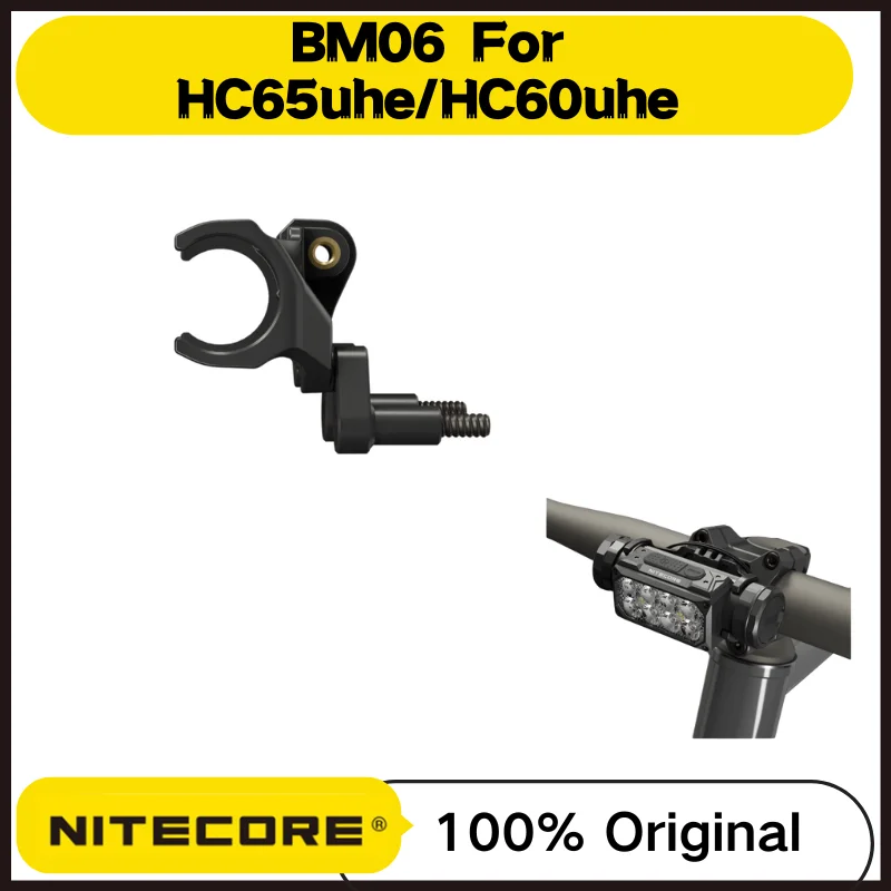 NITECORE BM06 Headlamp Bike Mount Specially designed for HC60 UHE and HC65 UHE