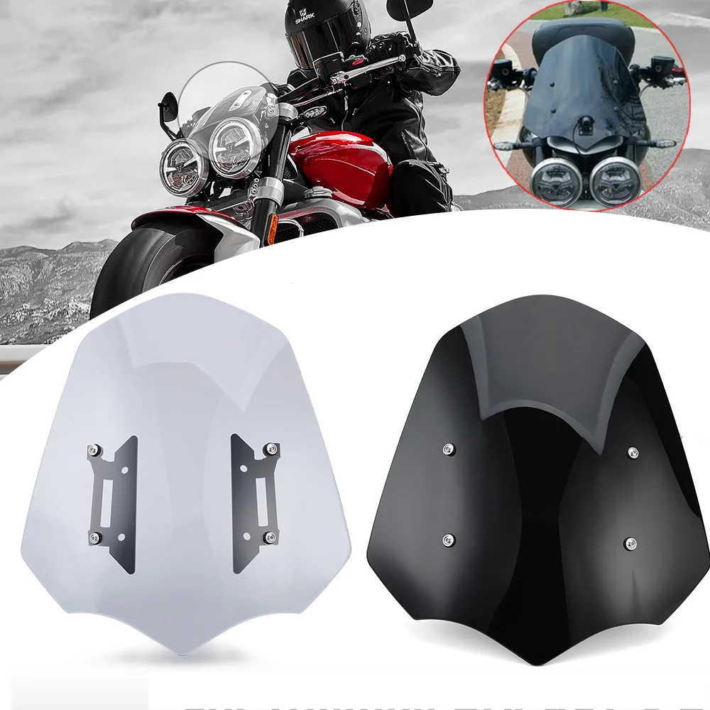 

Лобовое стекло для Trirumph ROCKET 3R 3 R GT 2020 2021 2022 2023, ветрозащитный экран