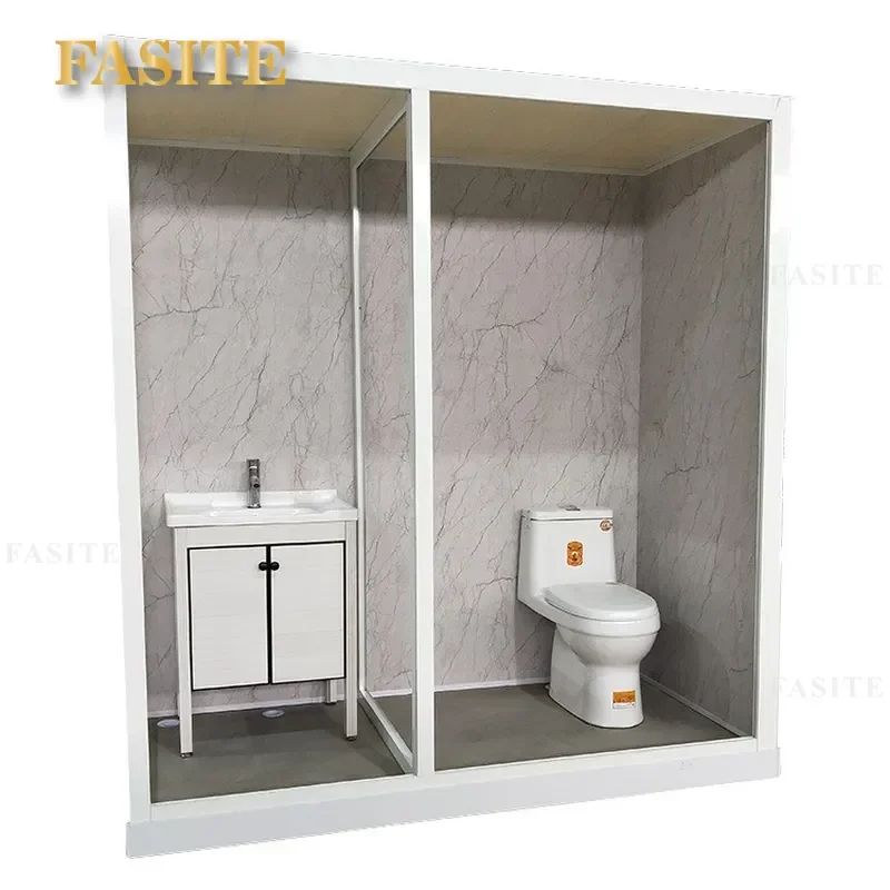 For Nordic Simple Style Integrated Shower Room Bathroom Cabin Small Apartment Household Bath Heating Enclosure Waterproof