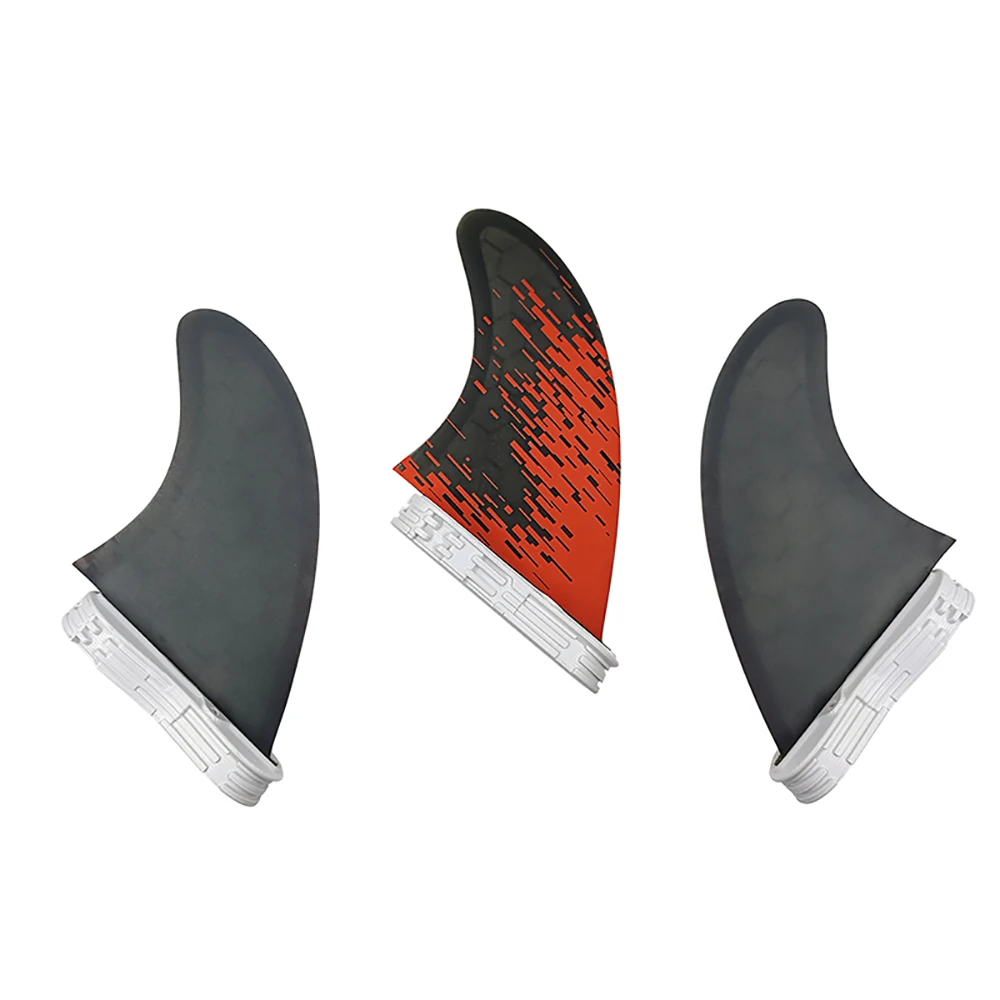 Surfing M Fins UPSURF FCS 2 Fins g5 Tri Fins Big Honeycomb Fibreglass Short Board Fins For Surf Accessories Kayak Stabilizer