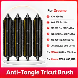 Fit For ( Dreame X40, X30 Pro, S10, S20, X20 Pro Plus, L10S Ultra, L20 Ultra, L10 Plus ) Anti-Tangle Hair TriCut Brush Accessory