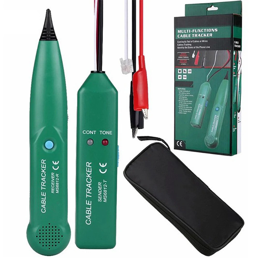 LAN Network Cable Tester Set Home Office Business Cord Tracker Identification Tracking Testing Equipment