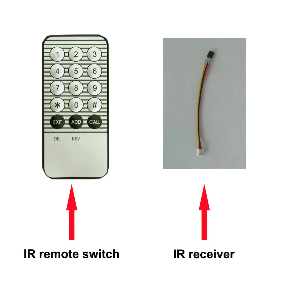 Access Infrared Remoter Connect To Access Module Use For Add/Delete User Card Remote Open Door