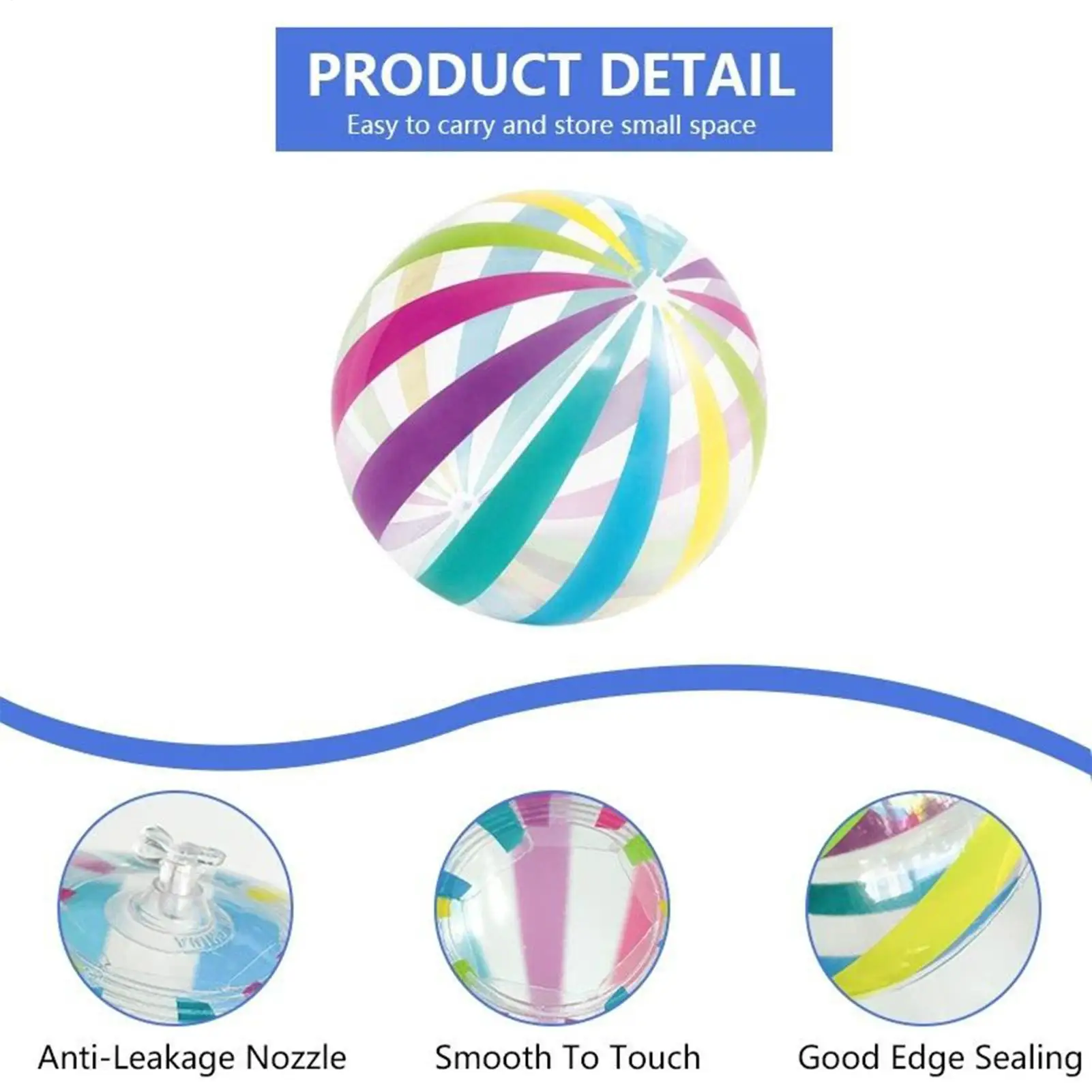 Bolas de praia para crianças adolescente exercício brinquedo inflável resistente ao desgaste portátil 16 Polegada bola de praia para equipe esportes festa piscina