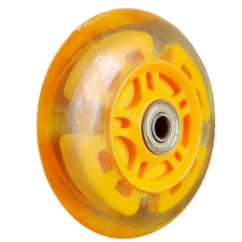 4Pcs  Frog style skateboard speed pulley skating skate twisting bike swinging bike PU wheels silent