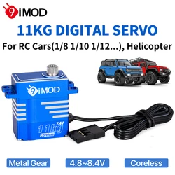9IMOD RC Digatal Servo 11KG Coreless Metal Gear Servo 4.8-8.4V for RC Car RC Helicopter DIY Accessories