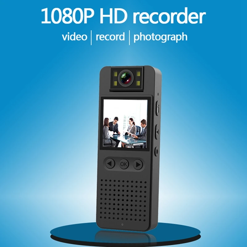 أفضل العروض 1080P HD الأشعة تحت الحمراء للرؤية الليلية كاميرا واي فاي مع شاشة LED كاميرا فيديو صغيرة Bodycam كاميرا الشرطة كاميرا الدراجة كاميرا DV