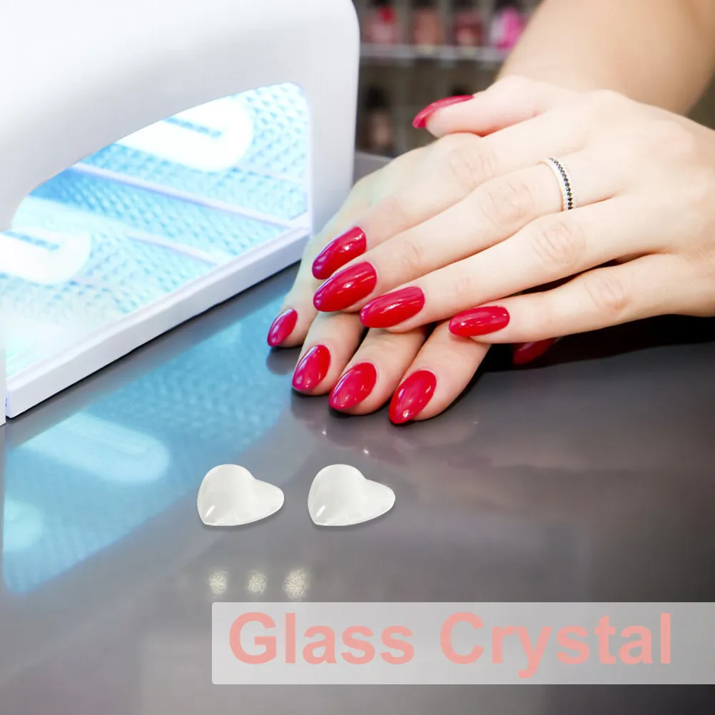 100Pcs Eco Friendly Glass Nail Color Display Tools for Nail Art Tips Visualization Fast Client Color Selection Manicure Display