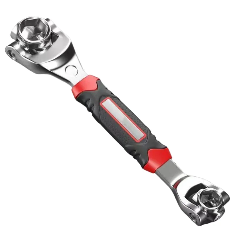 렌치 새로운 유니버설 양방향 자체 조임 매화 꽃 개 뼈 파이프 클램프 수리 도구 슈퍼 내구성 핸드 툴