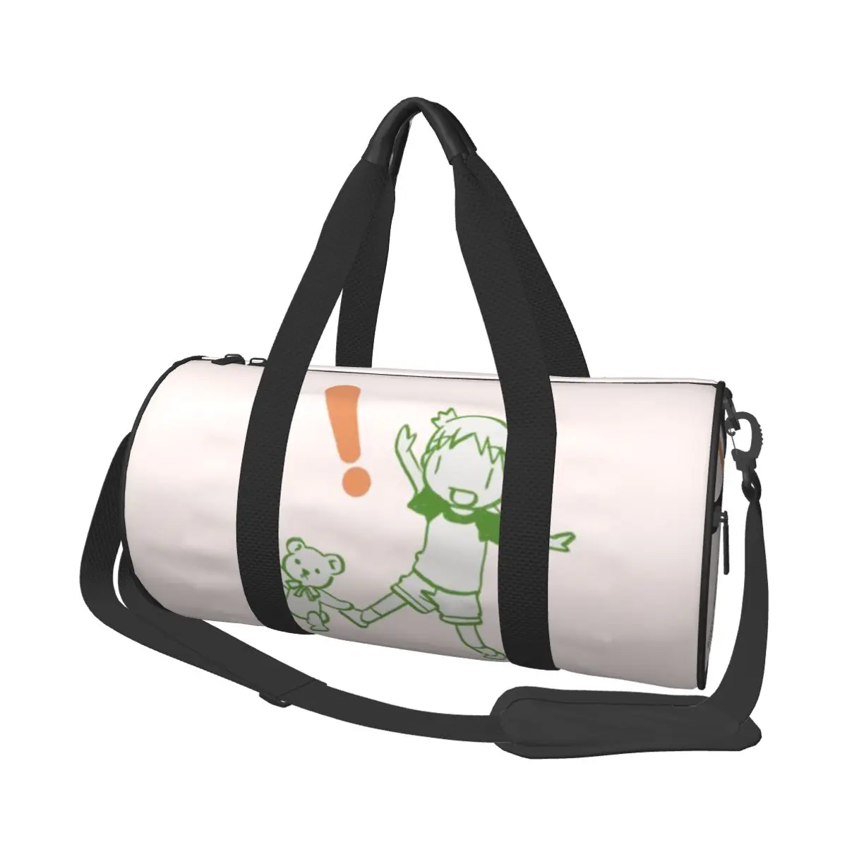 Hot Sale I Re-draw Yotsuba With Teddy Bear Yotsubato Travel bag Mountain Trip Weekend Bag