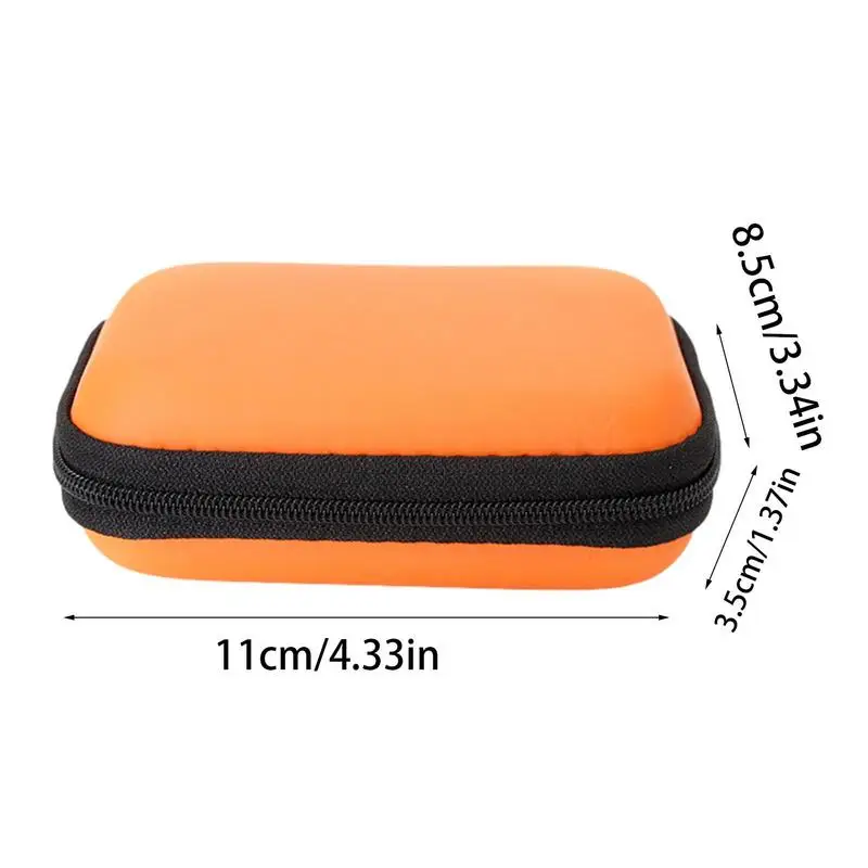 1pcs Board Game Storage Box Zippered Small Mini Travel Case Cosmetic Bag Portable Accessories Organizer Pouch For Little Items