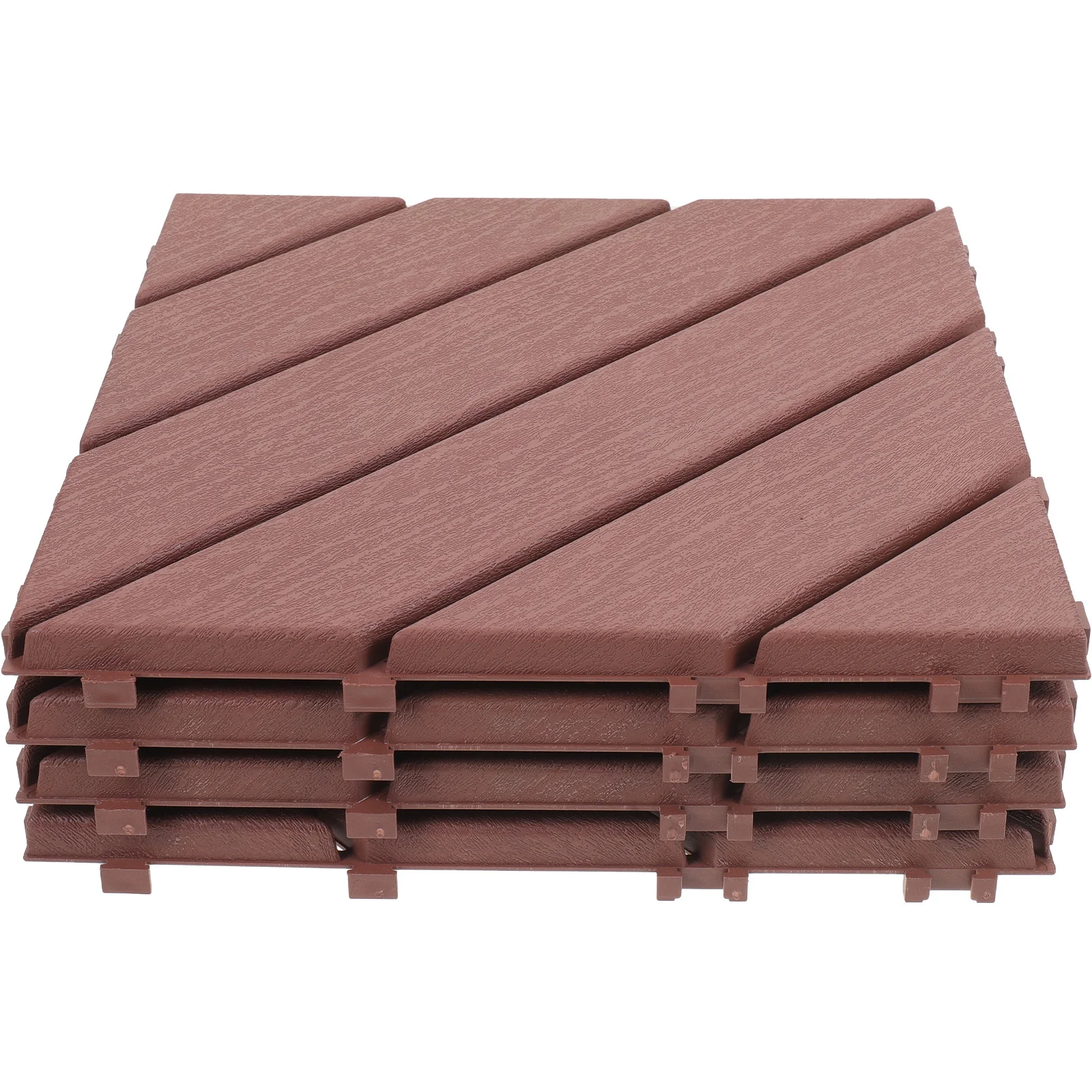 Baldosas entrelazadas para cubierta, alfombras de plástico resistentes a los rayos UV para exteriores, para el hogar, jardín, balcón, Patio, baldosas entrelazadas, 4 Uds.