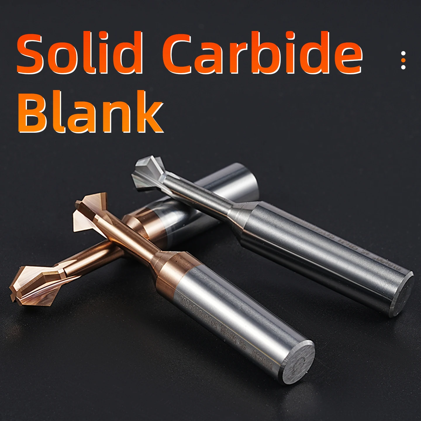 Front Back Deburrer Double Angular HRC60 Tungsten Carbide Chamfer End Mill 60 90 120 Degree Inner Chamfer for Aluminum