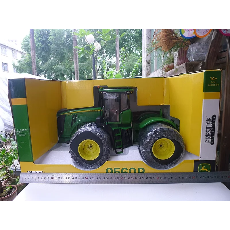 

Diecast ERTL 1:16 Scale 9560R Prestage Deere 8-wheel Large Alloy Tractor Model Collectible Toy Gift Souvenir Display Ornament