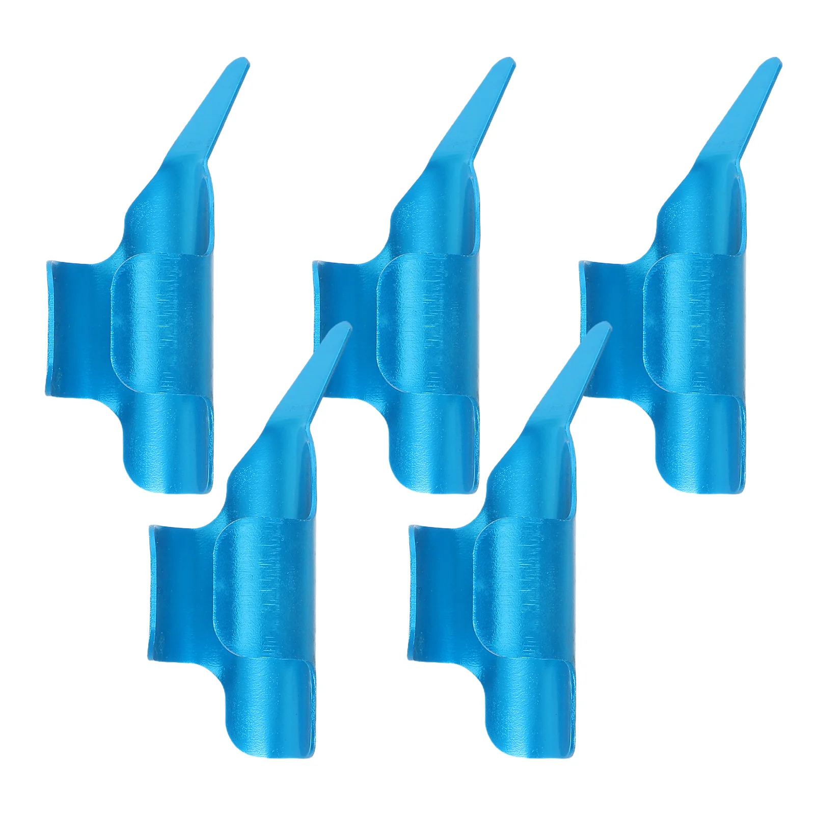 

5pcs Sewing Assistive Tools Ergonomic Metal Thimble Finger Guard for Hand Sewing Canvas Protector Durable Open-Top Design