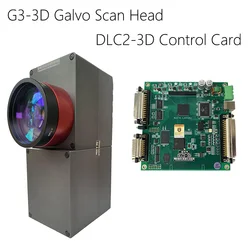 JCZ G3 3D Galvo głowica skanująca z DLC2-3D płyta sterowania znakowanie karty włókna 1064nm UV 355nm 3D LASER GALVO skaner G3-3D serii