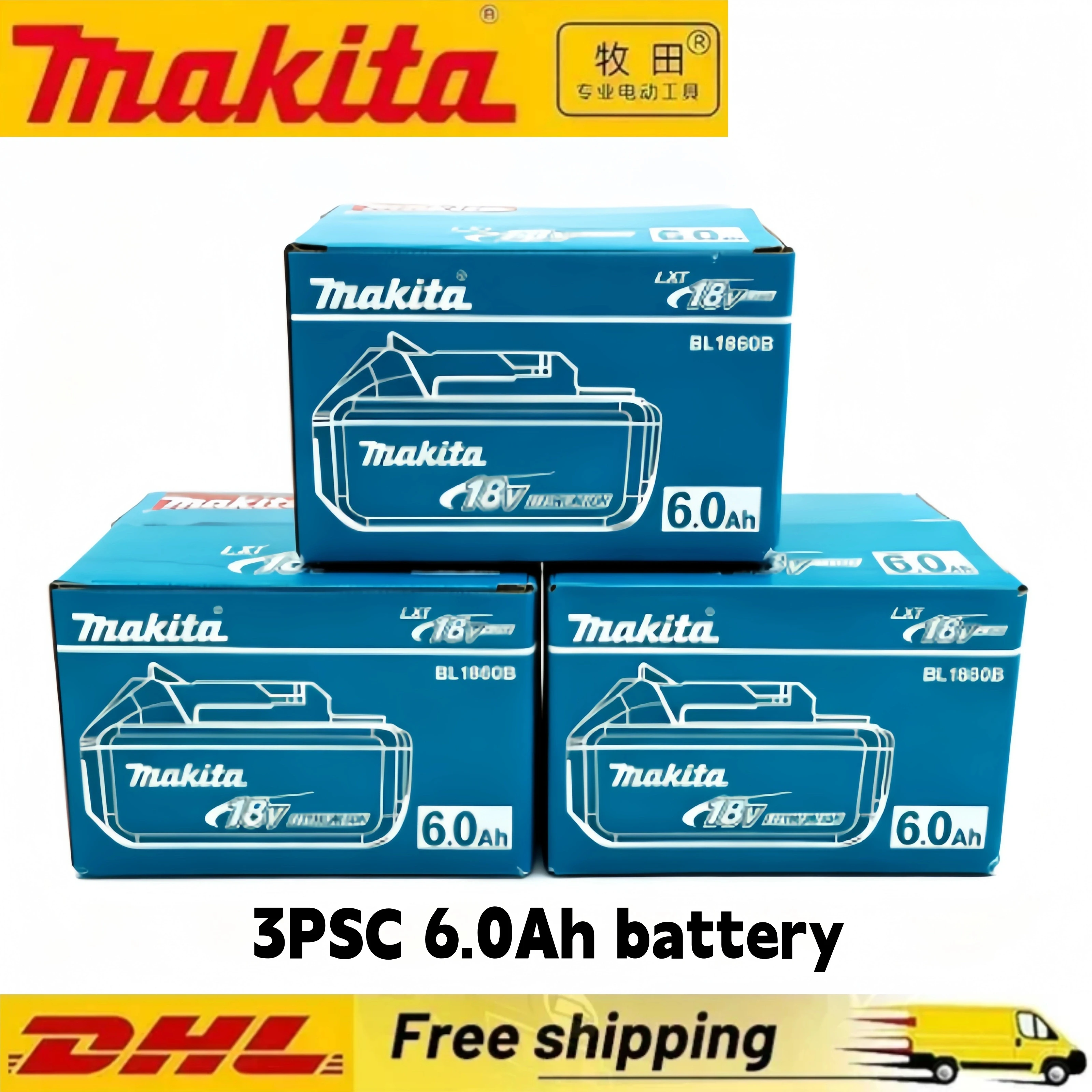 ? 6Ah 100% Originele Makita 18V Batterij BL1820B Oplaadbare Lithium-Ion Batterij voor Makita 18V Elektrisch Gereedschap Vervang de batterij ?