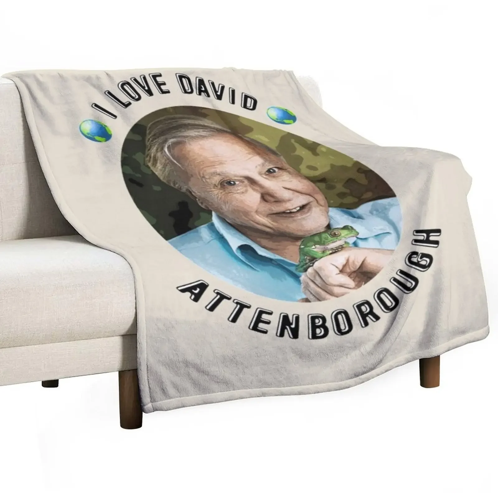 I Love David Attenborough Throw Blanket decorative Fashion Sofas Vintage Blankets