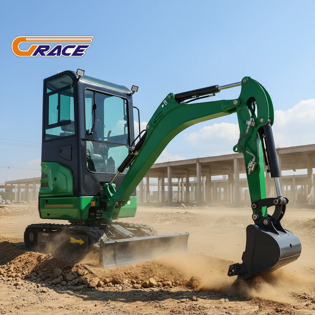 

Multifunctional Mini Excavator 3 Ton Compact Excavator for Construction Site Heavy Digging Loading Work