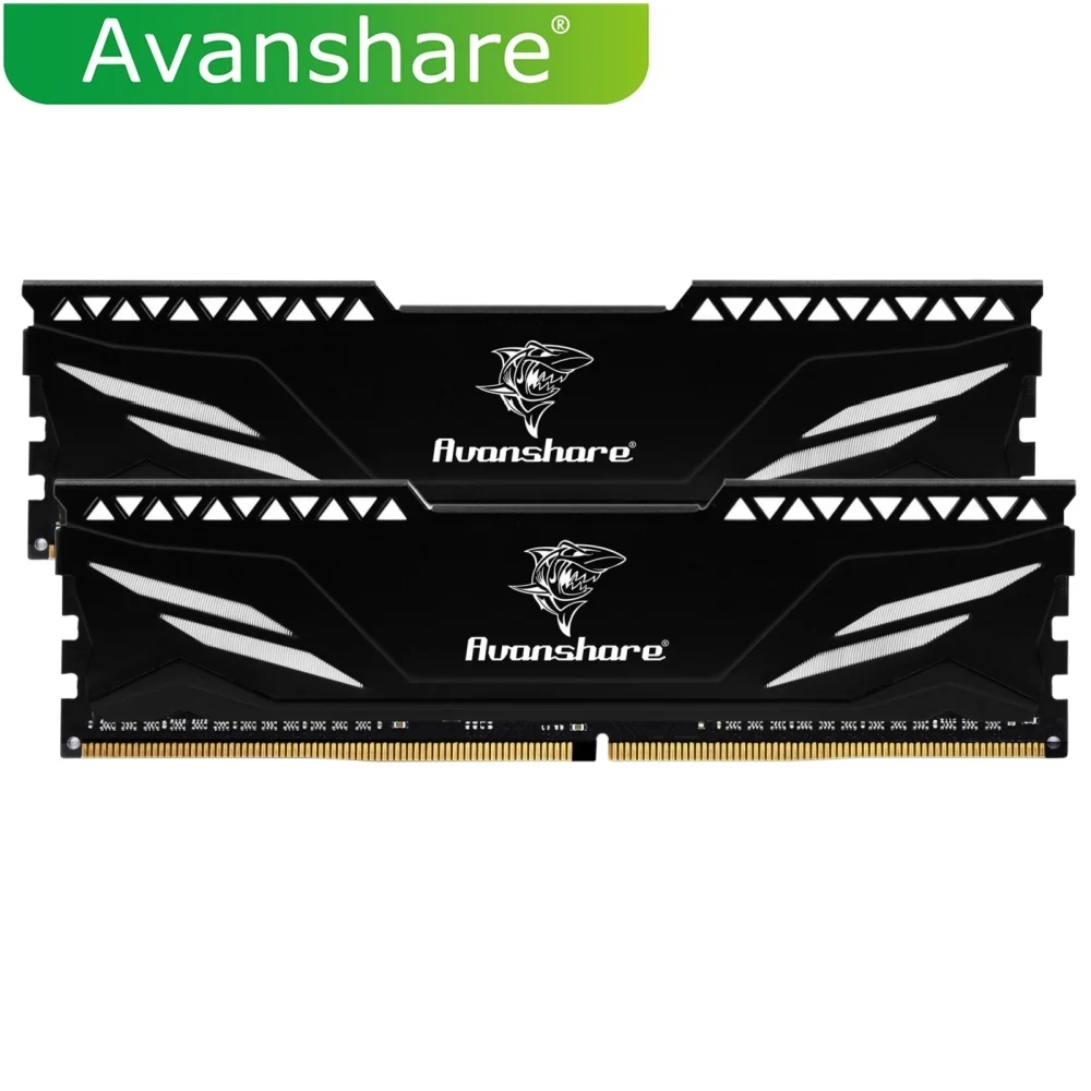 

Avanshare Ram Memoria DDR4 8GB 16GB 32GB 2666MHz 3200MHz Dual Channel DIMM Support Intel AMD Desktop Computer Motherboard ABK40