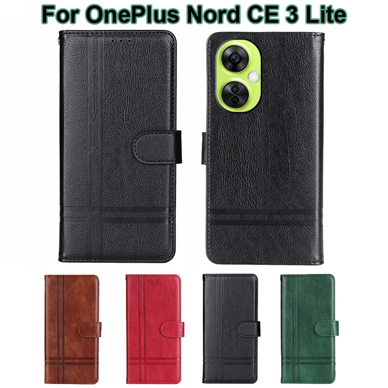 Funda Para OnePlus Nord CE 3 Lite 5G Case Wallet Cover For Estuche De Celular OnePlus Nord CE 3 Lite CPH2465 CPH2467 Phone Coque