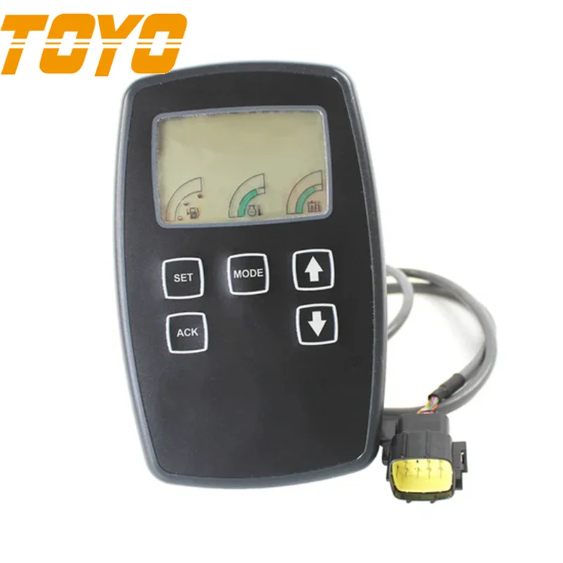 TOYO-Monitor de Alta Qualidade, 332K4244, 70450207, para JS200, JS220, JCB Escavadeira, 332/K4244, 7402, 50207, Original, Novo Painel de Exibição