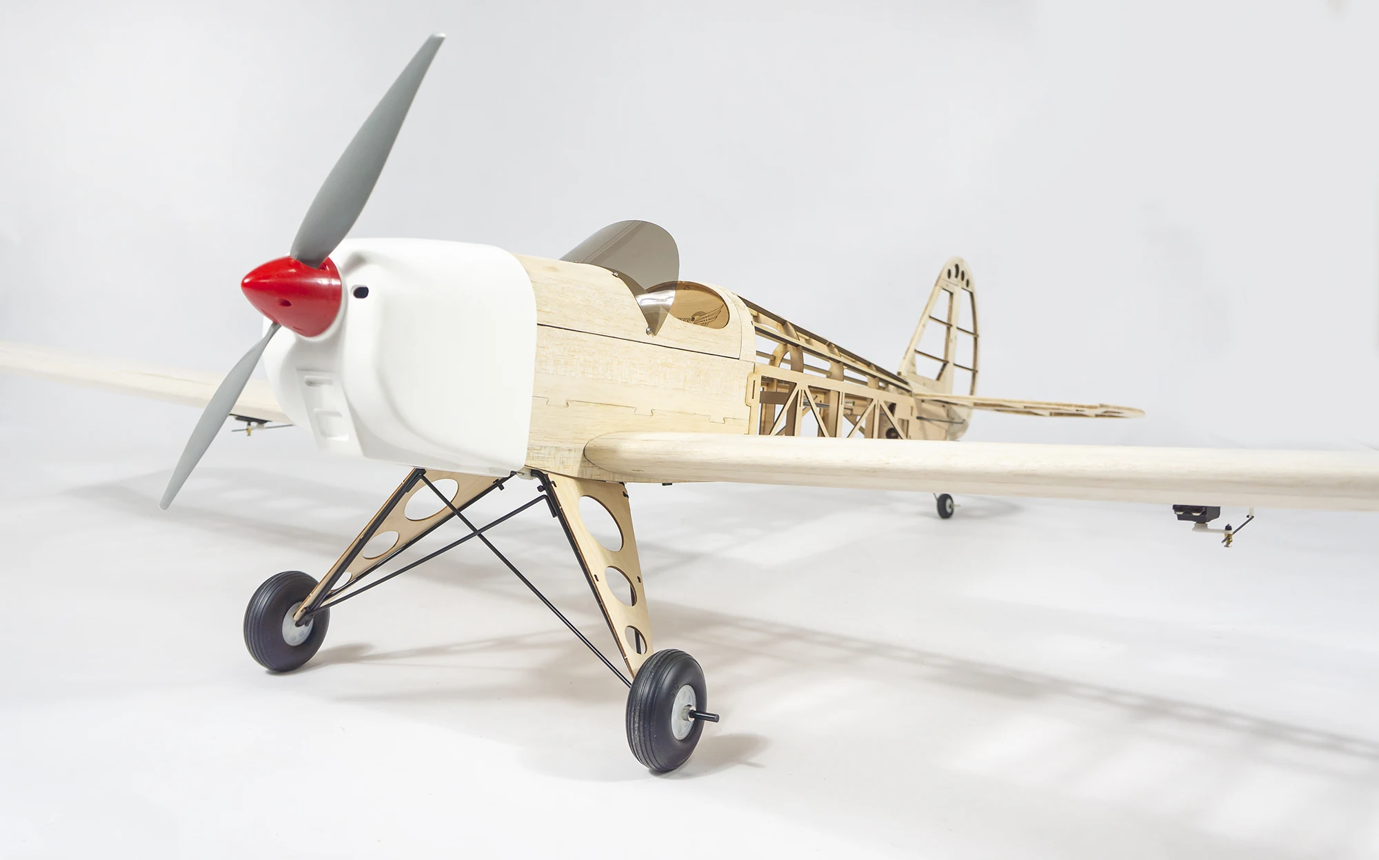 DW Hobby 1.6M Space Walker Bausatz – 63 Zoll 1:5 Maßstab Balsa Elektro-/Benzin-RC-Flugzeug S07 – Detail 11