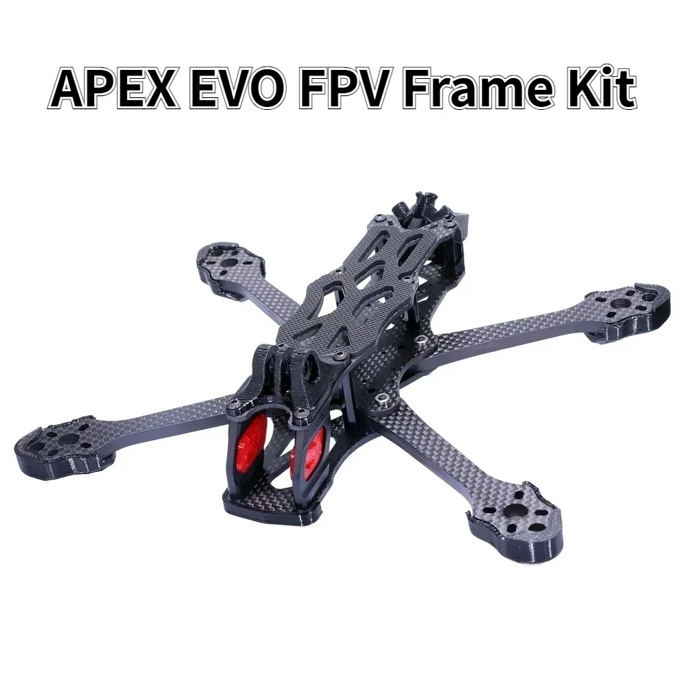 APEX EVO FPV Frame Kit FPV Racing Drone Quadcopter for CADDX Vista Polar Nebula Pro RunCam Link Phoenix DJI O3 Air Unit 2306 Mot