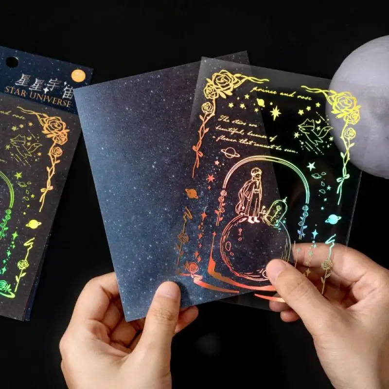 Mr.paper 4 Styles 2Pcs/bag Cartoon Characters Sticker Literature Cute Little Prince Hand Account Decoration Stationery Stickers