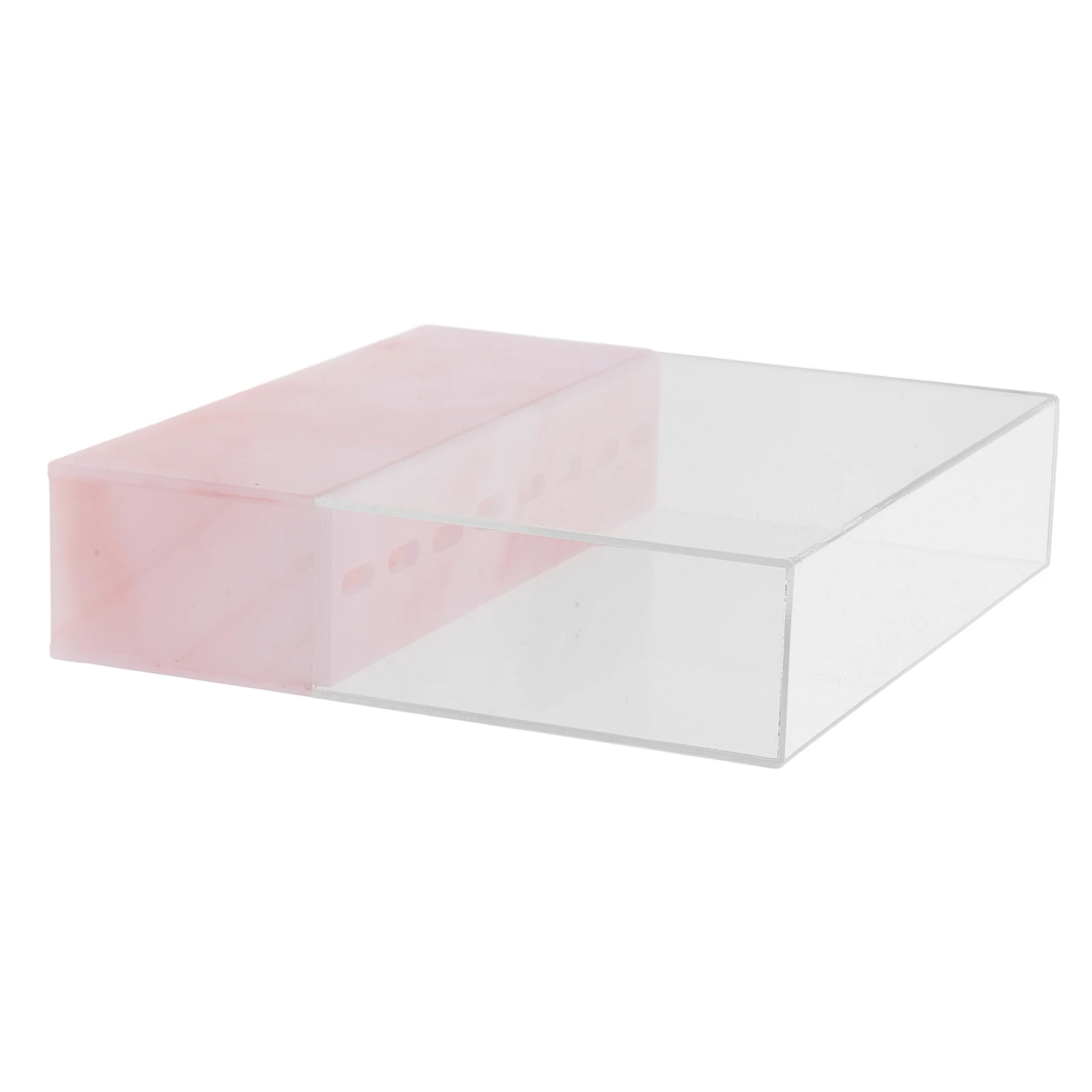 

8 Holes Tweezer Storage Rack Acrylic Marble Eyelash Extensions Display Stand Organizer Beauty Tool Case Dust Proof