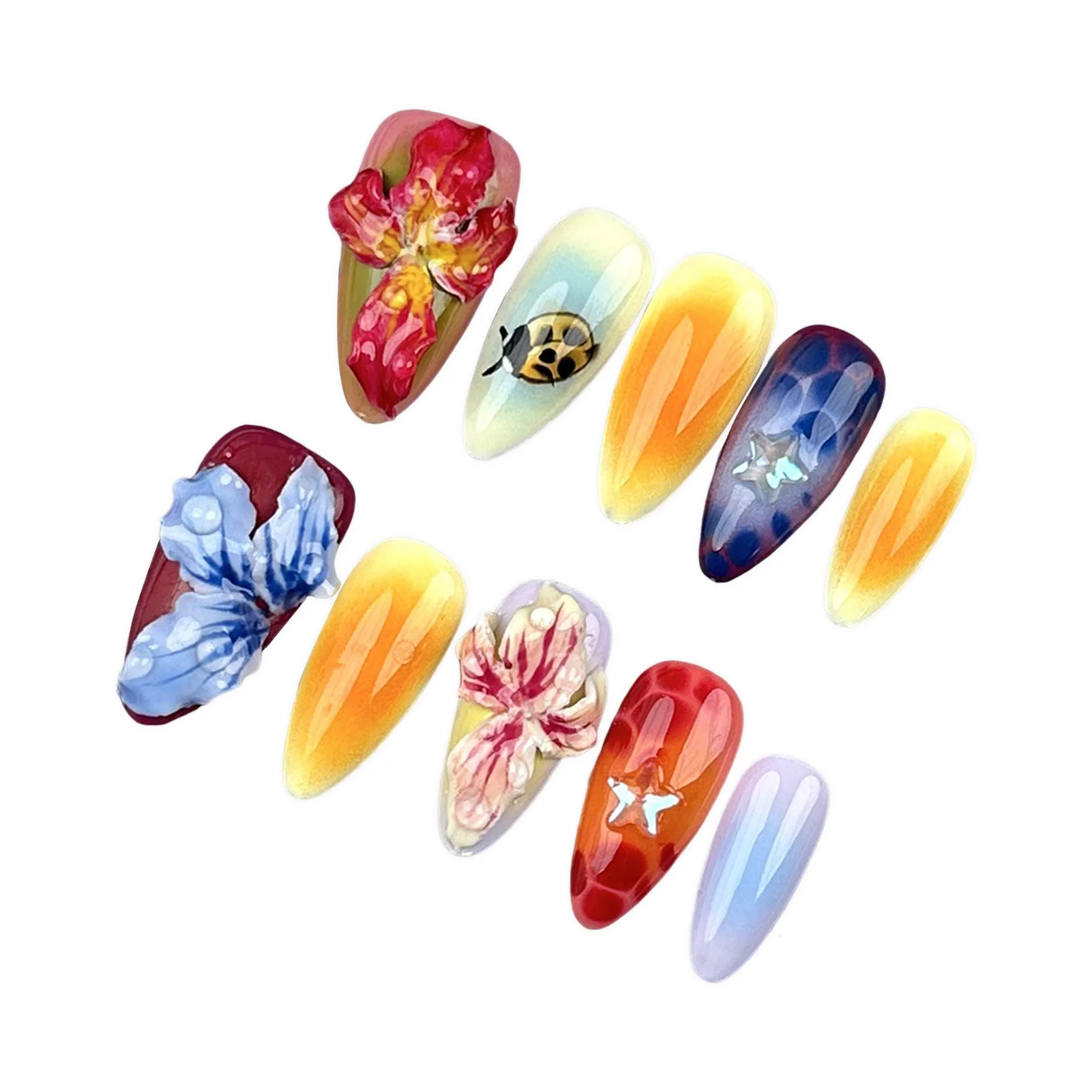 

Design Nail Art Stickers Crafted for Autumn Winter Use