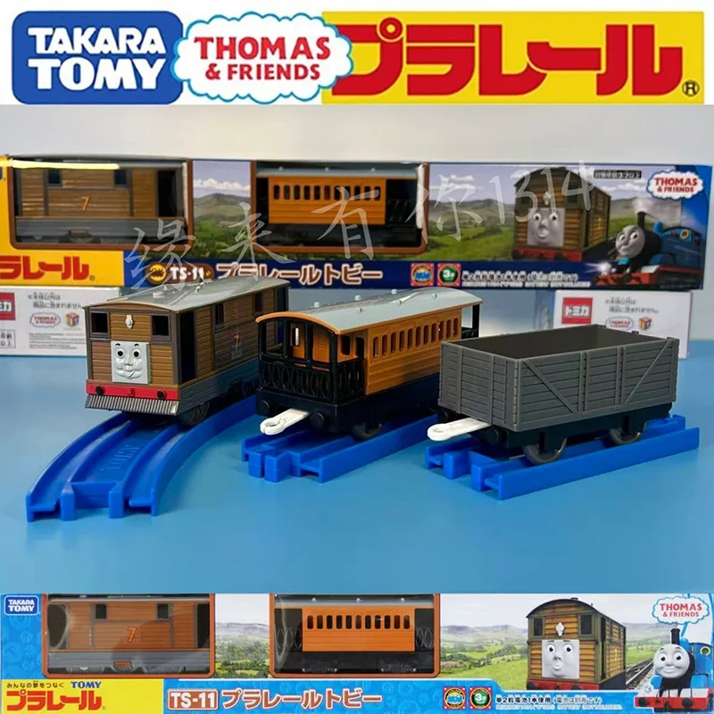 

Takara Tomy Tomica Thomas And Friends TS-11 Tobby Электрический поезд Игрушки Автомобильный набор игрушек для детей 3-6 лет Статический дисплей