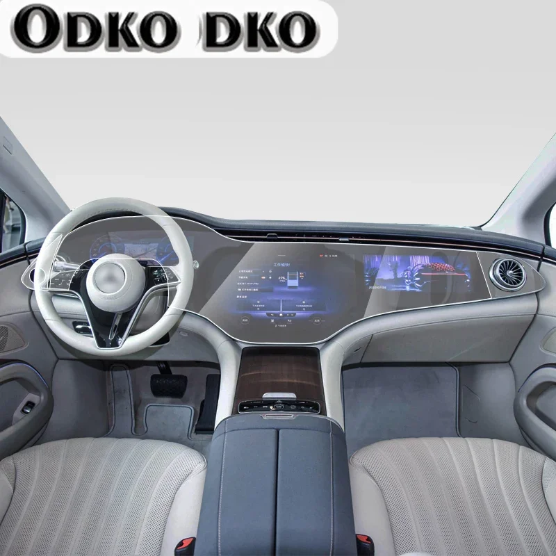 

Навигационная пленка для Mercedes EQSTPU, защитная пленка eqs benz 450 400 580, защитная пленка для ЖК-дисплея, аксессуары для интерьера