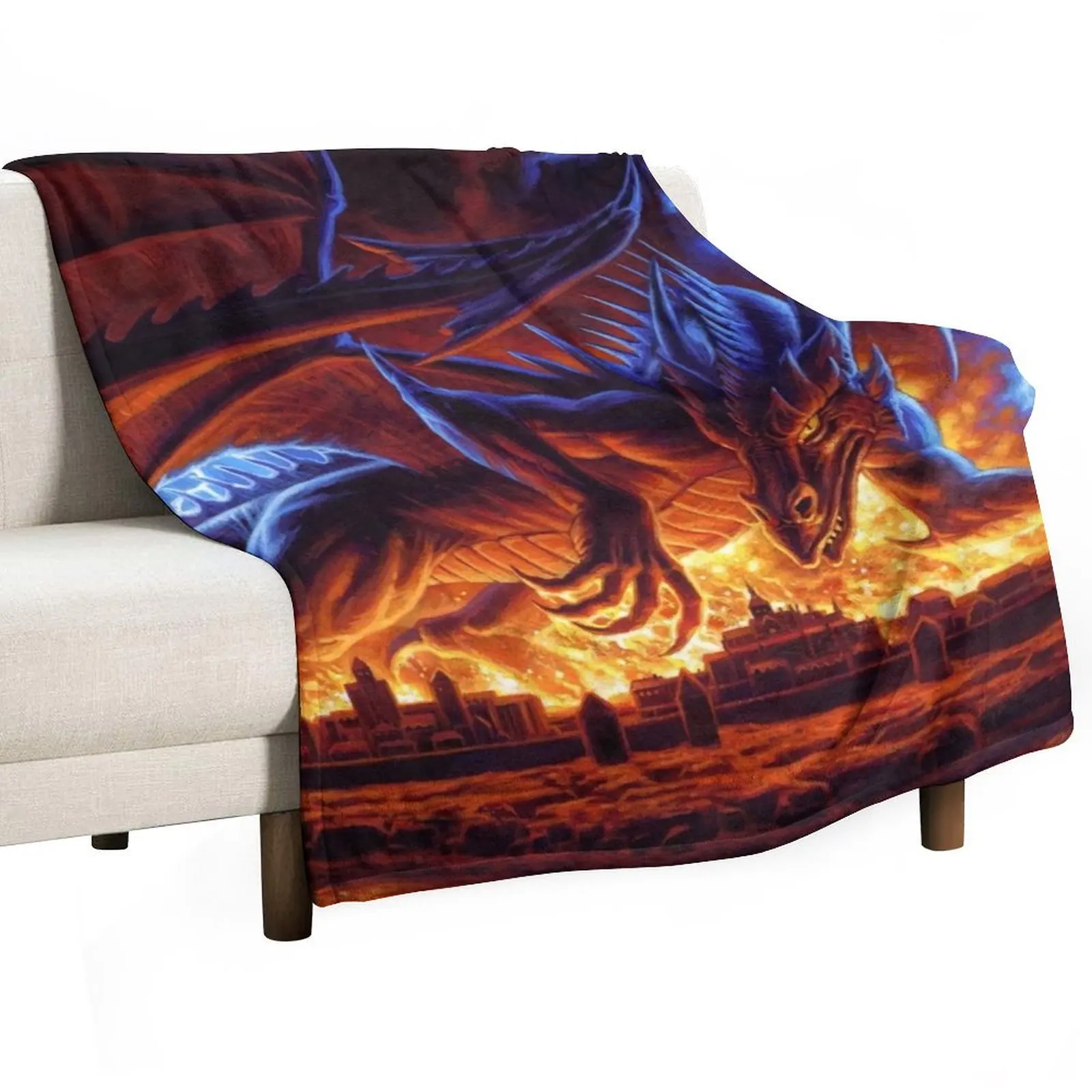 Hell's Fire Throw Blanket Decorative Sofas for winter Fashion Sofas Summer Beddings Loose Soft Blankets