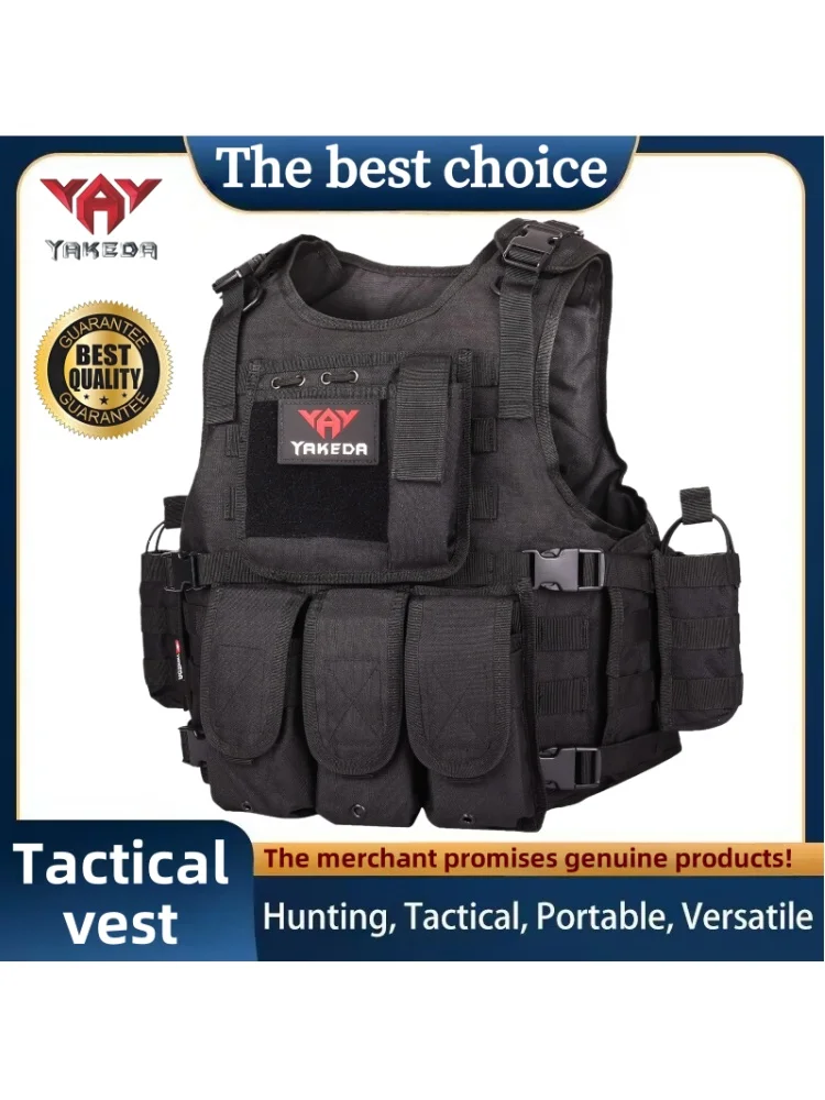 YAKEDA Multi-functional Wear-resistant Tactical Vest Outdoor Training Clothes Outdoor Equipment Protective Waistcoat