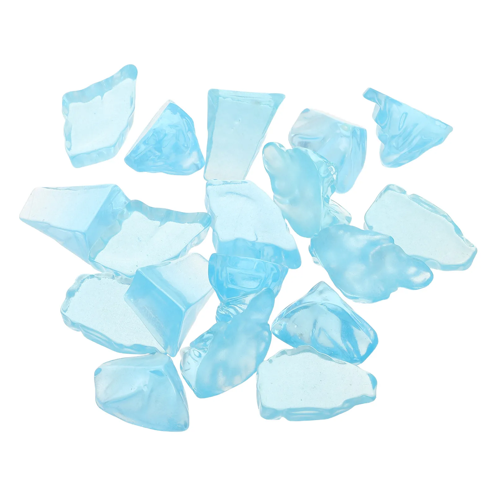 

18pcs Mini Glacier Decorations Iceberg Scene Models For Aquarium Fish Tank Tabletop Arctic Landscape Ornament Micro Arctic Scene