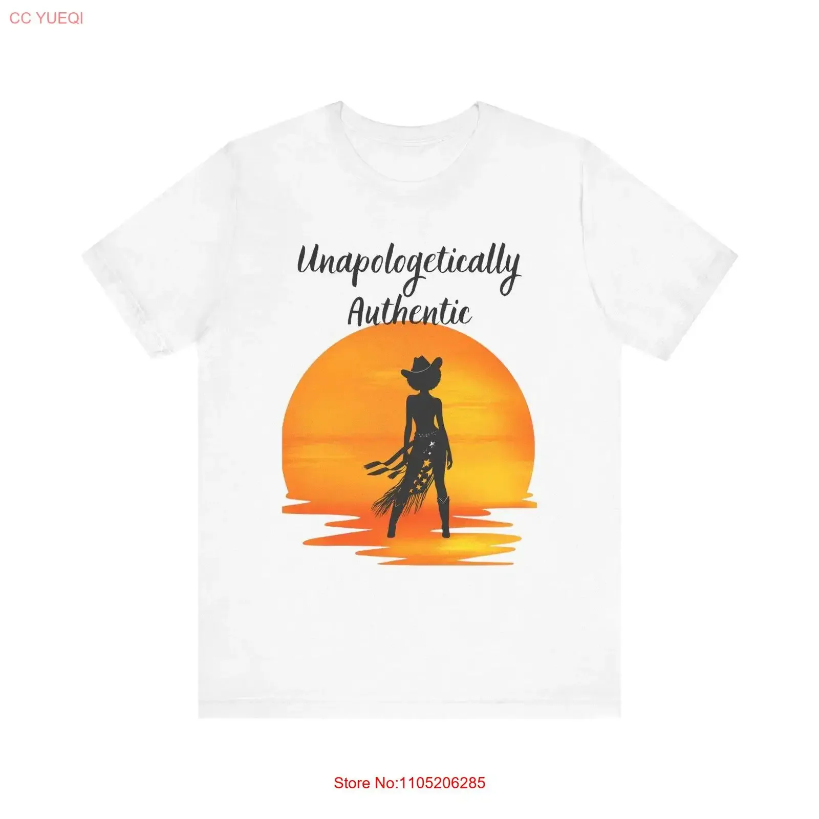 Cowgirl Silhouette T Shirt Authentic Western Style Top Jersey Rodeo Country Music Festival vintage Washed Top For Everyday Wear